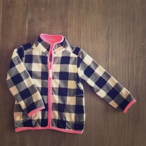 Carter’s plaid fleece jacket - 3T